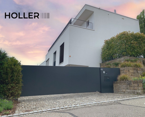 Schiebetor Glattblech B9 (1)